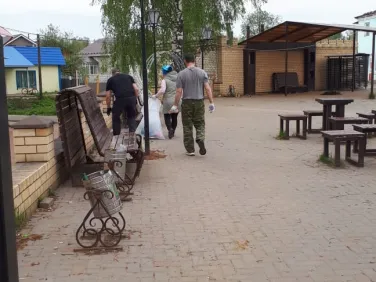 Фотоматериал о проведении Всероссийского субботника 27.04.2024г.